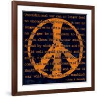 Peace Sign III-Sylvia Murray-Framed Art Print