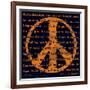 Peace Sign III-Sylvia Murray-Framed Art Print