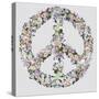 Peace Sign in Bloom-Sydney Edmunds-Stretched Canvas