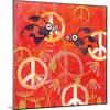 Peace Sign Ladybugs I-Alan Hopfensperger-Mounted Art Print