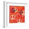 Peace Sign Ladybugs I-Alan Hopfensperger-Framed Art Print