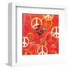 Peace Sign Ladybugs II-Alan Hopfensperger-Framed Art Print