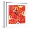 Peace Sign Ladybugs II-Alan Hopfensperger-Framed Art Print