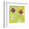 Peace Sign Ladybugs III-Alan Hopfensperger-Framed Art Print