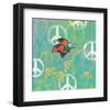 Peace Sign Ladybugs IV-Alan Hopfensperger-Framed Art Print