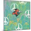 Peace Sign Ladybugs IV-Alan Hopfensperger-Mounted Art Print