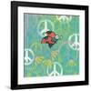 Peace Sign Ladybugs IV-Alan Hopfensperger-Framed Art Print