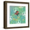 Peace Sign Ladybugs IV-Alan Hopfensperger-Framed Art Print