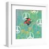 Peace Sign Ladybugs IV-Alan Hopfensperger-Framed Art Print