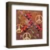 Peace Sign Ladybugs VI-Alan Hopfensperger-Framed Art Print