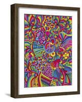 Peace Sign Lines-Howie Green-Framed Giclee Print