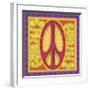 Peace sign (pink)-Kem Mcnair-Framed Giclee Print