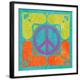 Peace Sign Quilt I-Alan Hopfensperger-Framed Art Print