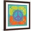 Peace Sign Quilt I-Alan Hopfensperger-Framed Art Print