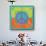 Peace Sign Quilt I-Alan Hopfensperger-Mounted Art Print displayed on a wall