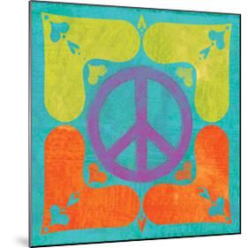 Peace Sign Quilt I-Alan Hopfensperger-Mounted Art Print