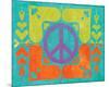 Peace Sign Quilt II-Alan Hopfensperger-Mounted Premium Giclee Print