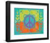 Peace Sign Quilt II-Alan Hopfensperger-Framed Art Print