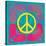 Peace Sign Quilt III-Alan Hopfensperger-Stretched Canvas