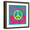 Peace Sign Quilt III-Alan Hopfensperger-Framed Art Print