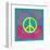 Peace Sign Quilt III-Alan Hopfensperger-Framed Art Print