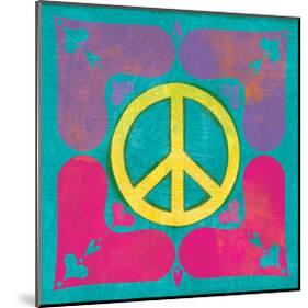 Peace Sign Quilt III-Alan Hopfensperger-Mounted Art Print