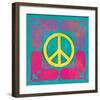 Peace Sign Quilt III-Alan Hopfensperger-Framed Art Print