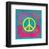 Peace Sign Quilt III-Alan Hopfensperger-Framed Art Print