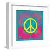 Peace Sign Quilt III-Alan Hopfensperger-Framed Art Print