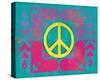 Peace Sign Quilt IV-Alan Hopfensperger-Stretched Canvas