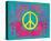 Peace Sign Quilt IV-Alan Hopfensperger-Stretched Canvas