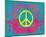 Peace Sign Quilt IV-Alan Hopfensperger-Mounted Art Print