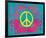 Peace Sign Quilt IV-Alan Hopfensperger-Framed Art Print