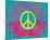 Peace Sign Quilt IV-Alan Hopfensperger-Mounted Art Print