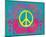 Peace Sign Quilt IV-Alan Hopfensperger-Mounted Art Print