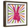 Peace Sign V2-Kimberly Allen-Framed Art Print