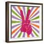 Peace Sign V2-Kimberly Allen-Framed Art Print