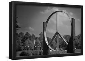 Peace Sign Woodstock Hall of Fame-null-Framed Poster