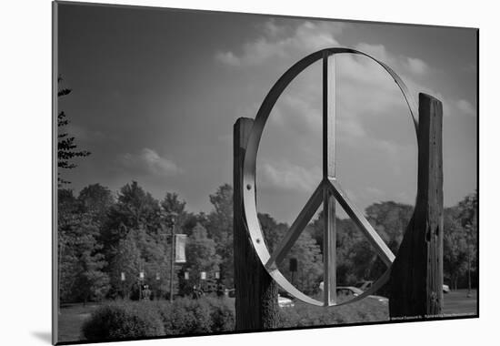 Peace Sign Woodstock Hall of Fame-null-Mounted Poster