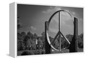 Peace Sign Woodstock Hall of Fame-null-Framed Stretched Canvas