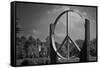 Peace Sign Woodstock Hall of Fame-null-Framed Stretched Canvas