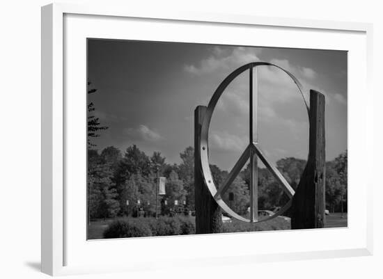 Peace Sign Woodstock Hall of Fame-null-Framed Photo