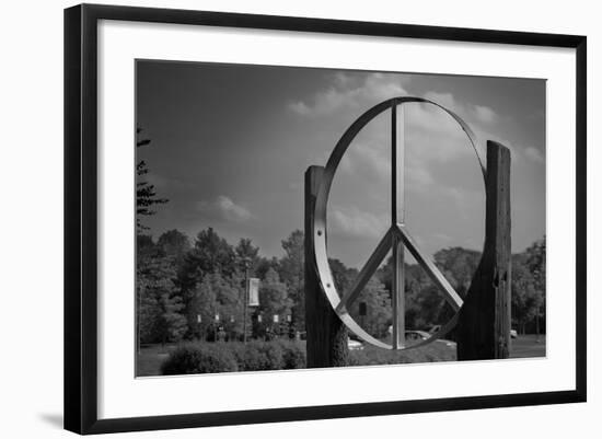 Peace Sign Woodstock Hall of Fame-null-Framed Photo