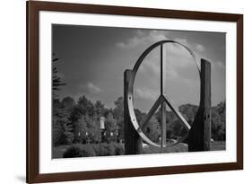 Peace Sign Woodstock Hall of Fame-null-Framed Photo