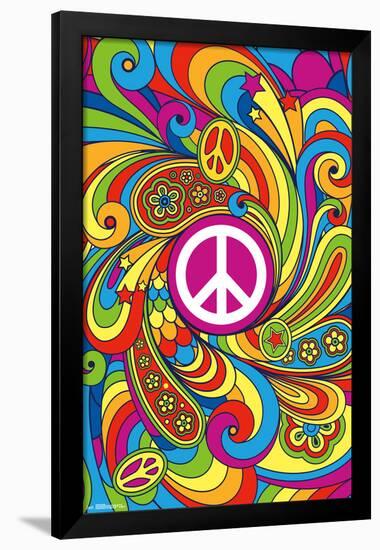 Peace Sign-null-Framed Poster