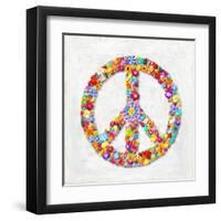 Peace Sign-Jamie MacDowell-Framed Art Print