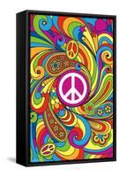 Peace Sign-Trends International-Framed Stretched Canvas