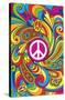 Peace Sign-Trends International-Stretched Canvas