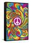 Peace Sign-Trends International-Framed Stretched Canvas