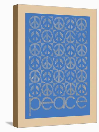 Peace - The Strike of 1969 - Anti Vietnam War Protest, Vintage Political Poster, 1968-Pacifica Island Art-Stretched Canvas